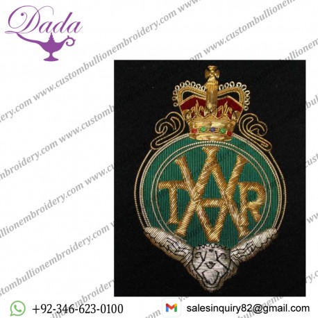 Territorial Army Volunteer Reserves Blazer Badge, Wire