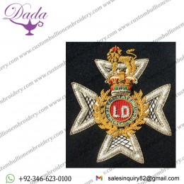 The Light Dragoons Wire Blazer Badge