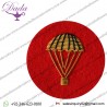 Parachute Gold On Red Badge Embroidered Insignia
