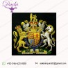 Family Crests, Hand Embroidered Gold , Silver Bullion and Silk Thread made Family Crests