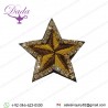 Hand Embroidery Bullion wire Star Brooches Supplier