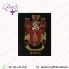 Custom family crest embroidered patches