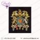 Embroidered Bullion Crest, British coat of arms crest