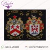 Embroidered Bullion wire Blazer Badges family crests
