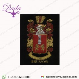 Embroidered Family Crests and Coat of Arms