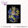 Family Coat of arms hand made bullion embroidery crest
