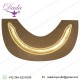 Gold Cap Peak Mylar Cap Visor