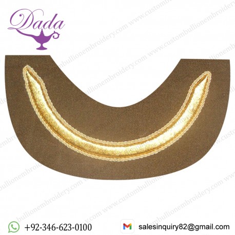 Gold Cap Peak Mylar Cap Visor