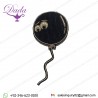 Black bullion wire baloon brooch hand embroidered patches pin badges supplier wholesale