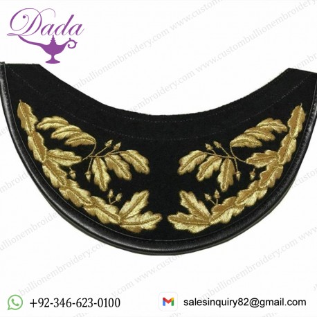 Wholesale Price High Quality Us Navy Commander Admiral Rank Cap Peaked Handmade Embroidery