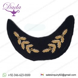 Bullion Wire Badge Emblem Visor Cap