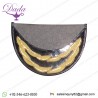 Custom Made Embroidered Hand Embroidered Decorated Peak Cap Visor, Gold Embroidery Peak Visor