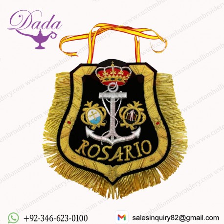 Rosario Catholic Coat Of Arms Crest Banners