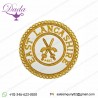 Gold Wire Embroidered Masonic Badge