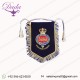 GRENADIER GUARD ( CYPHER ) PENNANT WITH BULLION WIRE EMBROIDERED BADGE