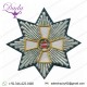 Oem Custom Bullion Handmade Embroidery Ethnic Christian Lazarus Pilgrimage Tree, Badges & Patches Hand Embroidered Customized