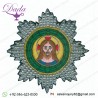 Oem Custom Bullion Handmade Embroidery Ethnic Christian Lazarus Star, Badges, Patches Hand Embroidered