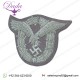 BULLION LUFTWAFFE PILOT'S BADGE (SILVER ON GREY)