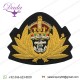ROYAL NAVY KINGS CROWN WWII 2 EMBROIDERY BADGE